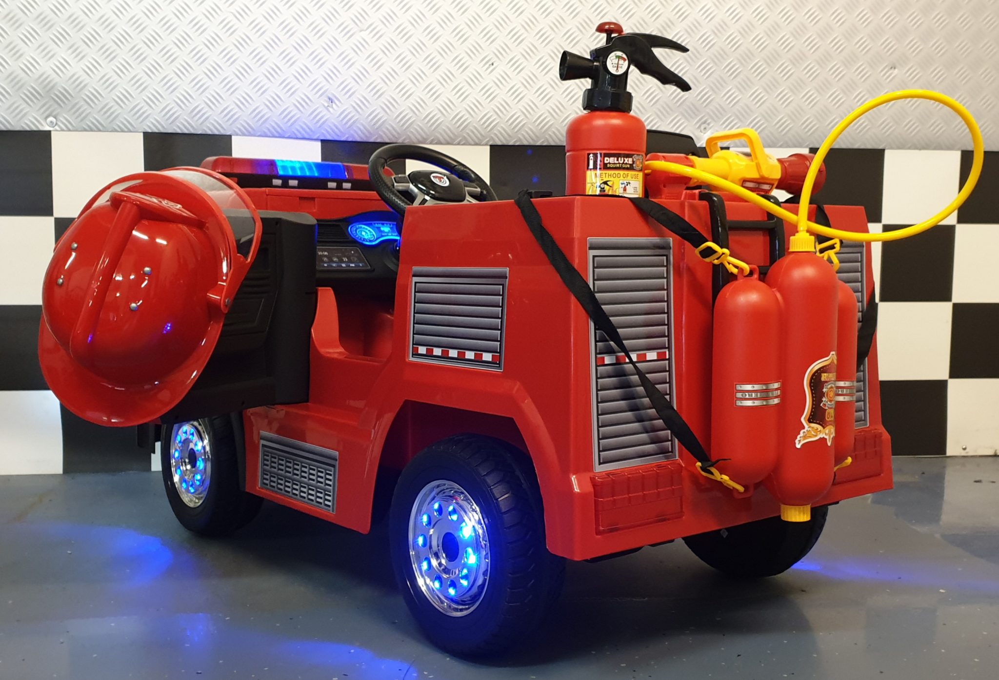 Fantastisch Europa opleggen KINDERAUTO BRANDWEERAUTO FIRE TRUCK | ROOD | 12V | 2.4G RC - Kids-Accu Cars